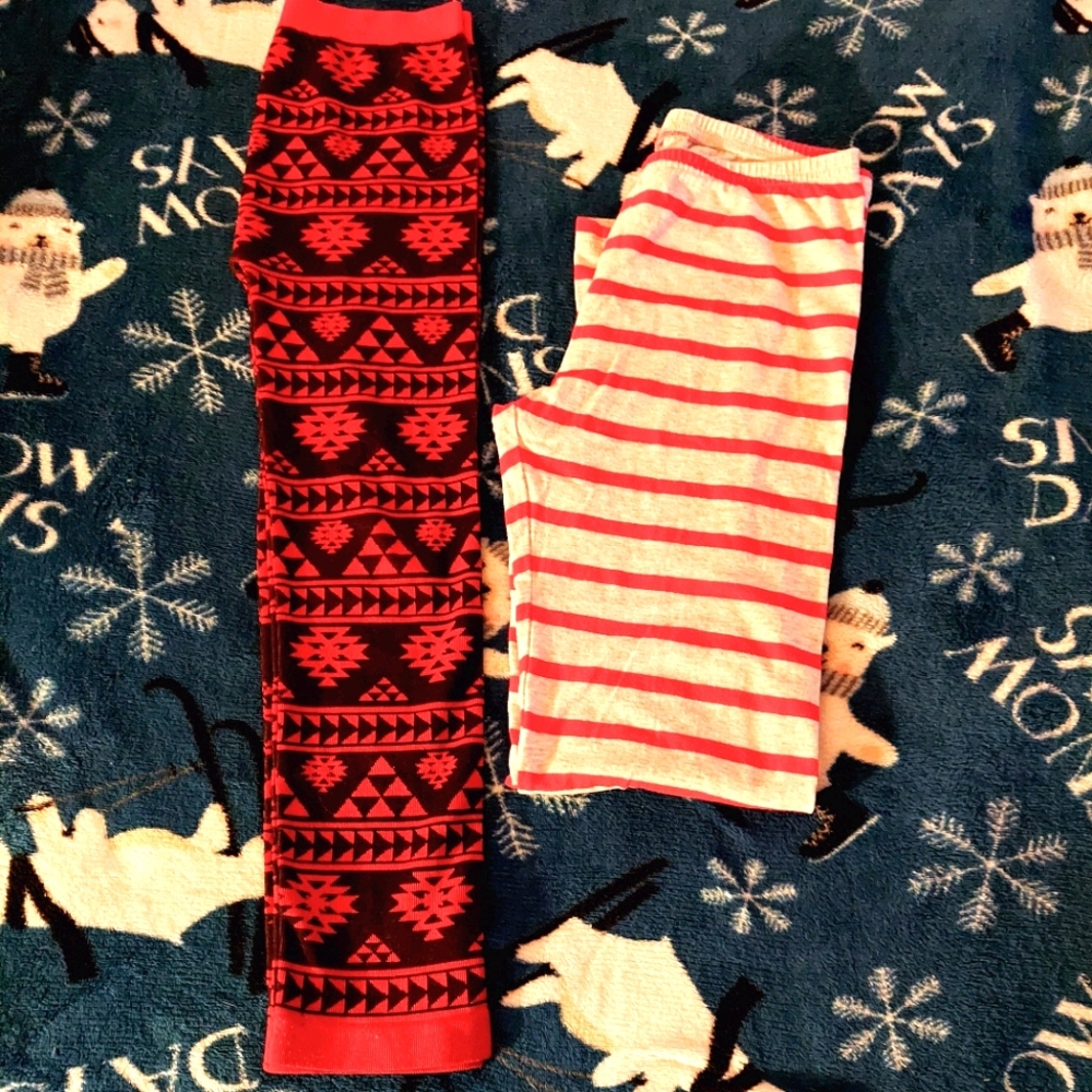 Bundle of Christmas leggings